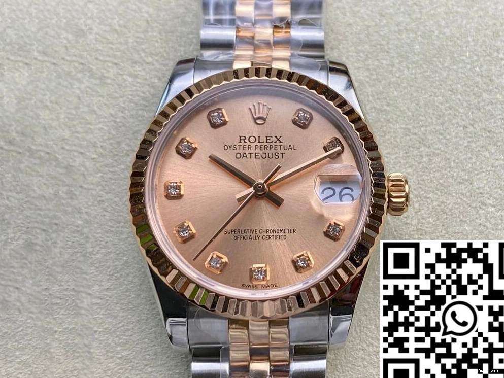Rose 31MM Datejust Gold EW Factory Rolex M278271-0024 0107